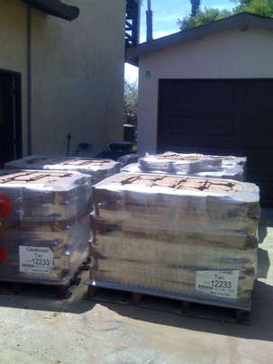 Pallets of Blocks